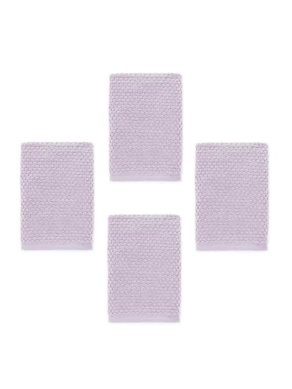 4 brand new Wild Sage Savannah 90% Cotton 16x28" HAND Towels in LAVENDER color